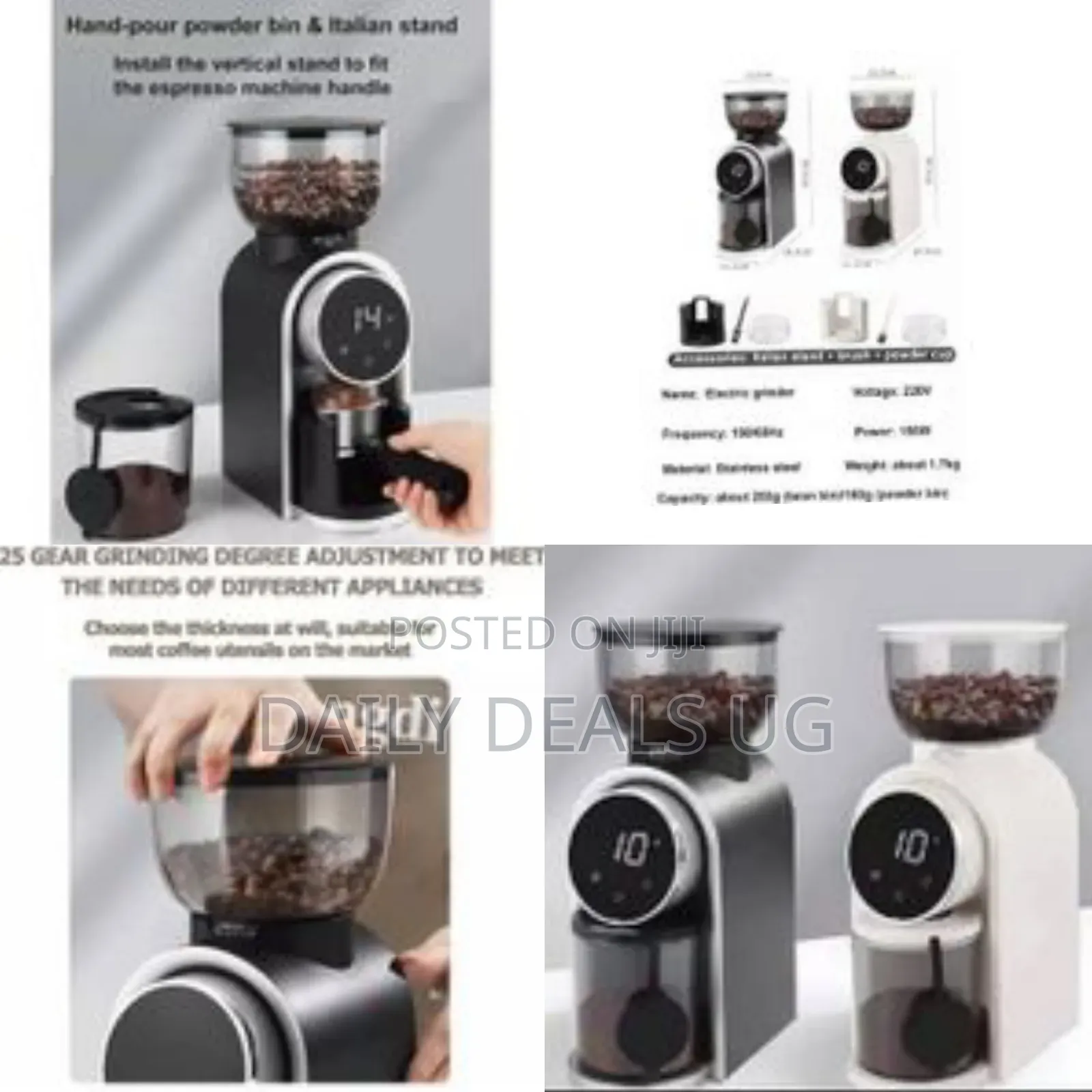 Commercial Smart Led Touch Screen Cafetera Coffee Bean Machine