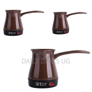 Sinbo Electric Mini Coffee Maker, 3 Cups - Brown