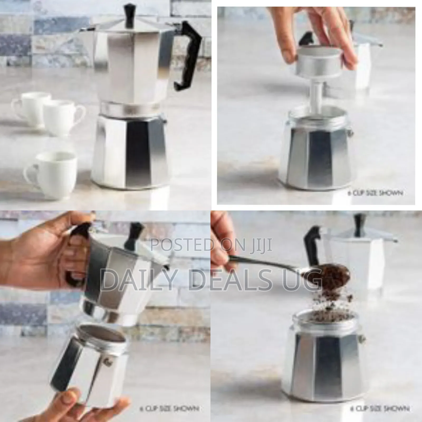 12 Cups Moka Express Iconic Stovetop Espresso Maker Makes Real Italian