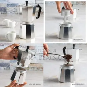 12 Cups Moka Express Iconic Stovetop Espresso Maker Makes Real Italian