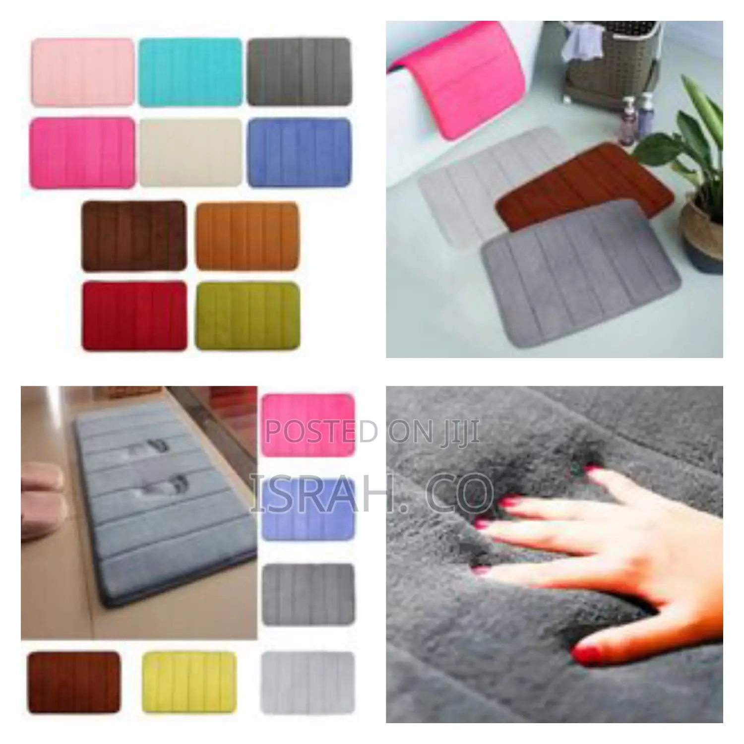 Soft Non-Slip Bathroom and Door Mats
