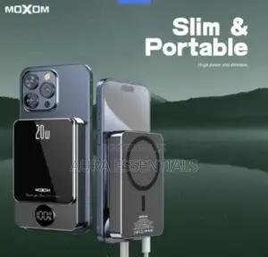 Moxom 10,000mah Wireless Magnetic & Wired Power Bank