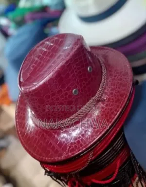 Imitation Crocodile Leather Cowboy Hat