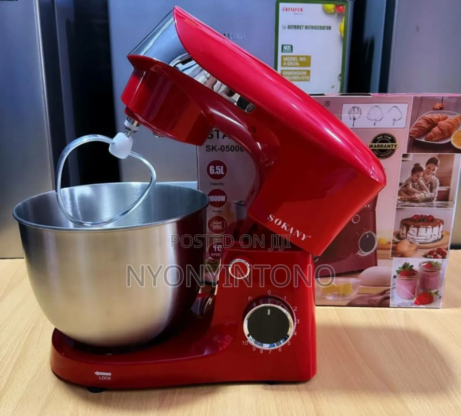 Sokany 6.5litres Stand Mixer With Copper Motor