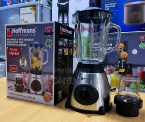 Hoffmans 2-in-1 Glass Juice Blender With Grinder