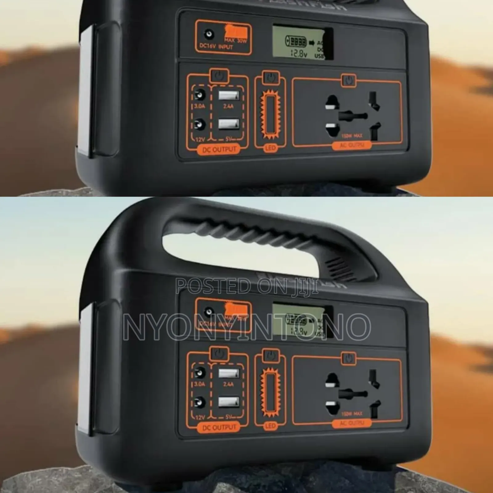 150w Portable Power Station With Ac And Solar Charging