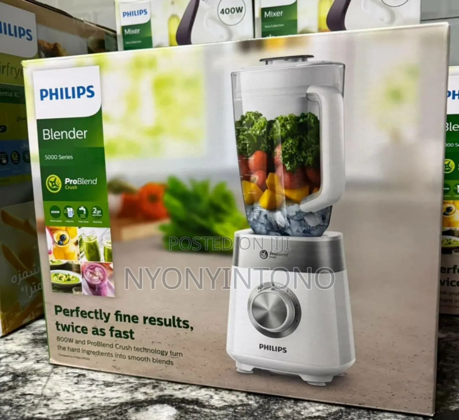 Phillips 500series 800w 2 in 1 Juice With Smoothies Blender
