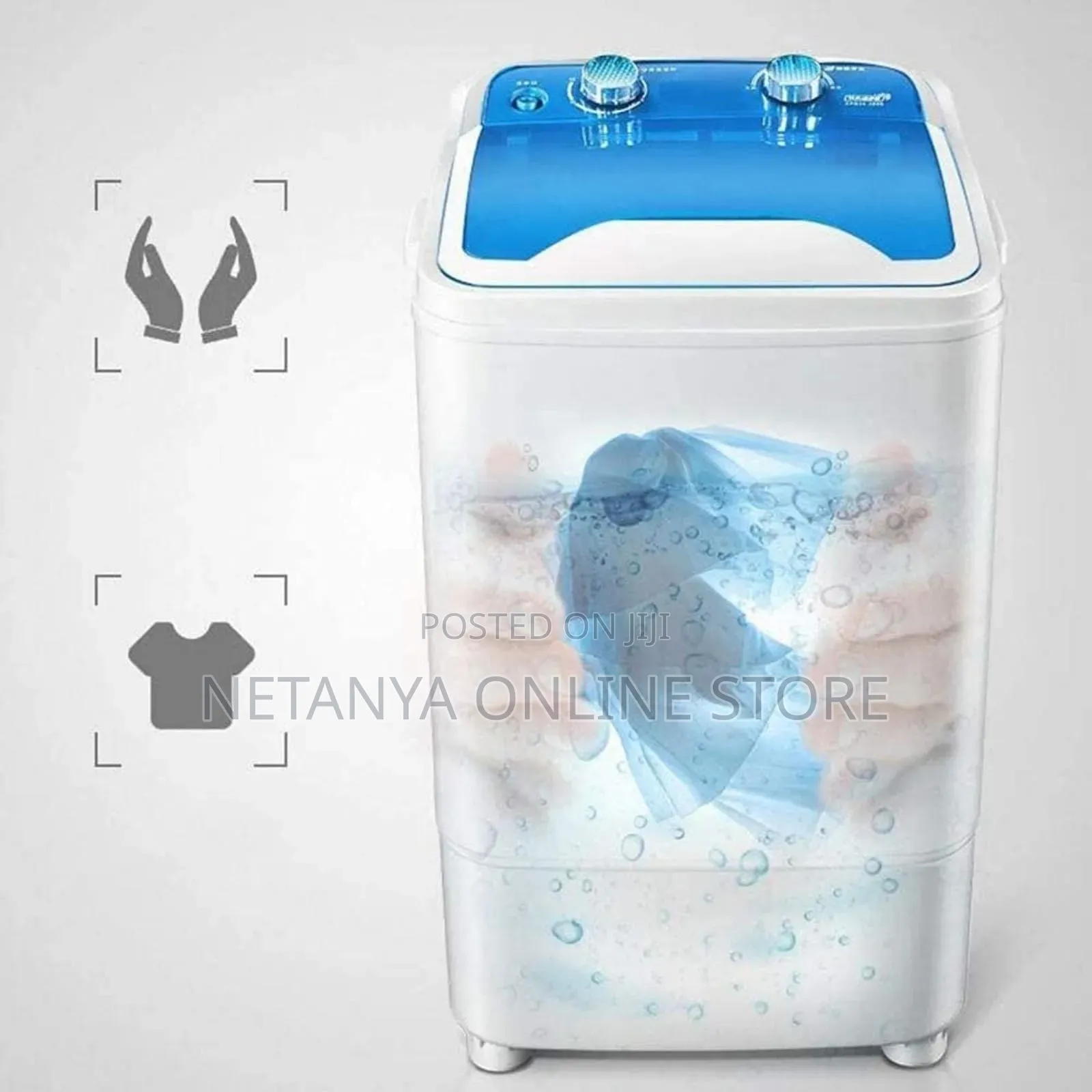 7kg Single Tub Washing Machine With Drain Basket
