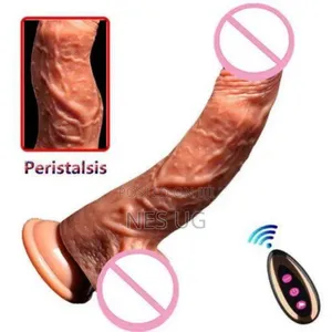 Wireless Remote Control Silicone Telescopic Creeping Simulation Dildo
