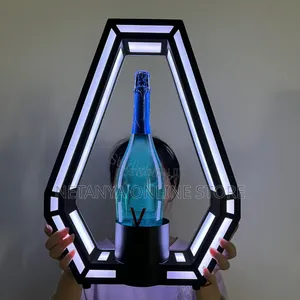 Led Lighted Rechargeable Liquor Bottle Presenter