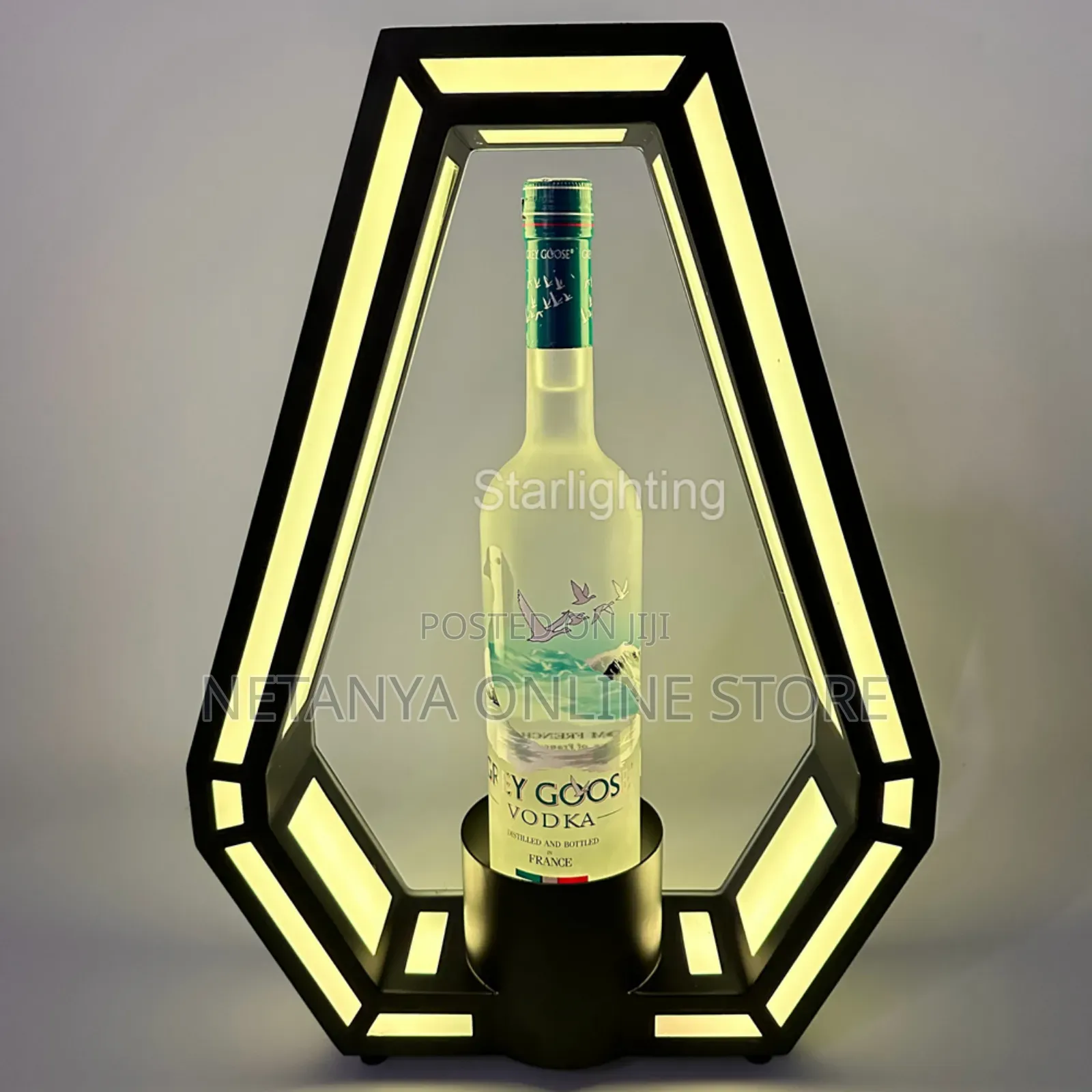 Led Lighted Rechargeable Liquor Bottle Presenter