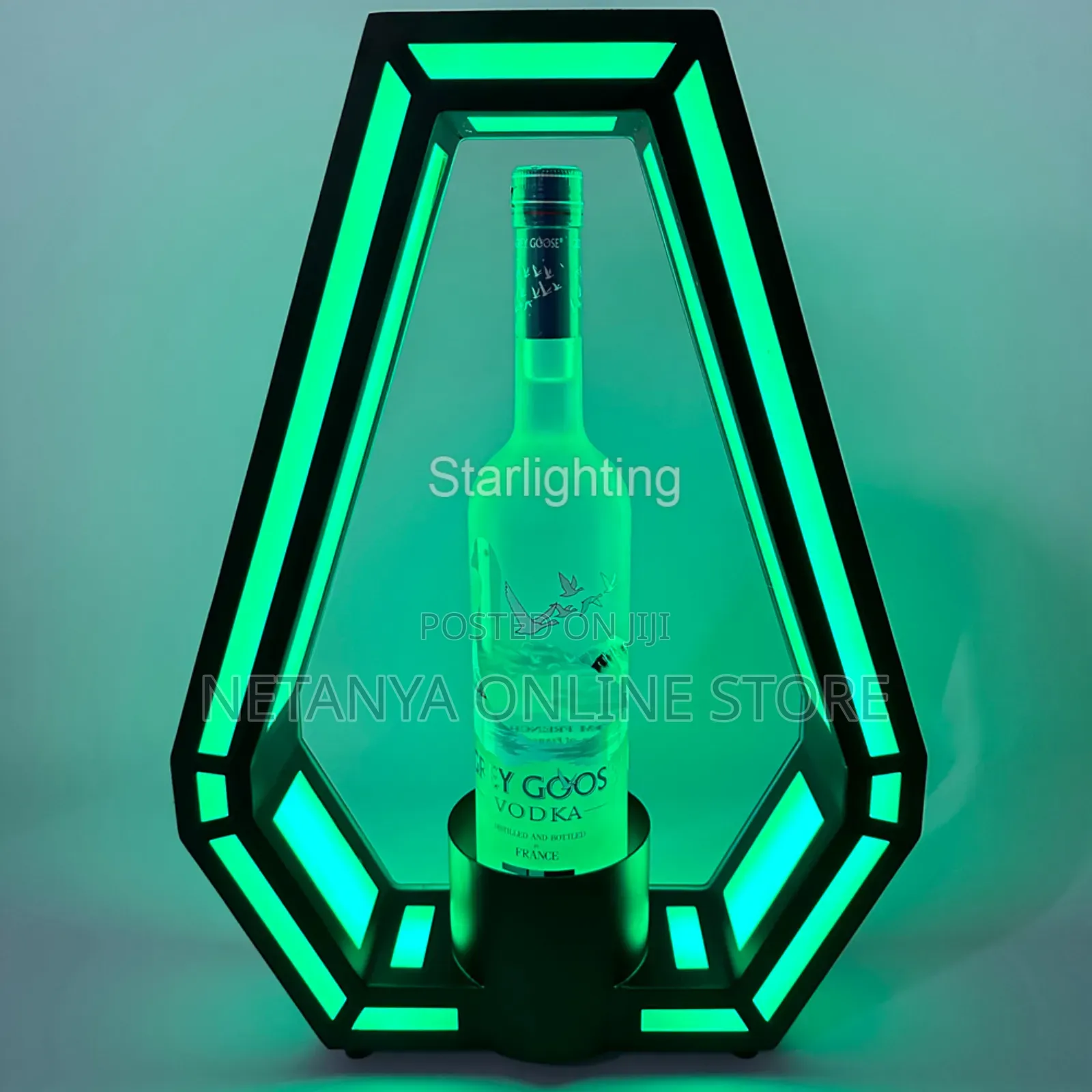 Led Lighted Rechargeable Liquor Bottle Presenter