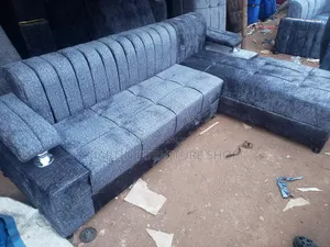Gray L Sofa Set for Sale