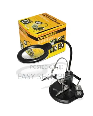 Soldering Helping Hand With Led Magnifier (Te-802)