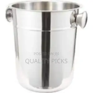 Stainless Steel Ice Bucket.