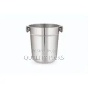 Stainless Steel Ice Bucket.