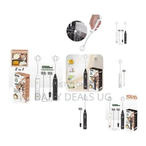 DSP 2 in 1 Battery Rechargeable Milk Frother for Coffee, Tea,Matcha