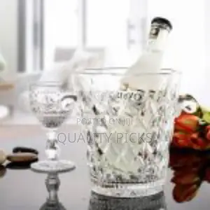 Crystal Clear Ice Bucket.