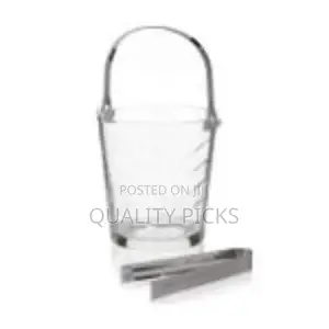 Crystal Clear Ice Bucket.