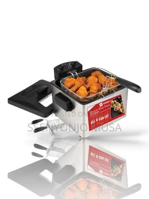 Sayona Electric Deep Fryer 6l With 3 Fry Baskets
