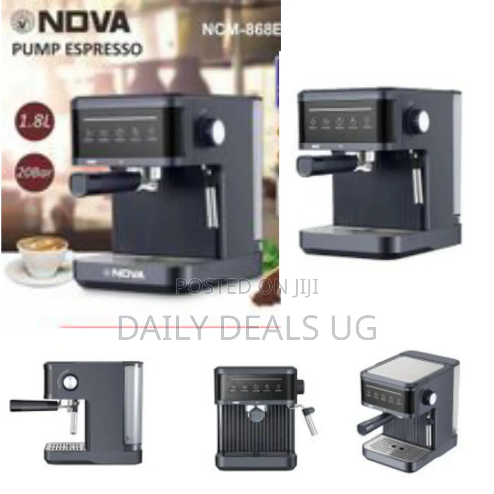 Nova Commercial Professional Coffee Maker Semi-Automatic Ready to Make
