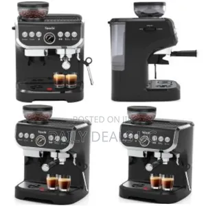 Saachi 19 Bar High Pressure Pump Coffee Maker Machine 2 Litre- Black