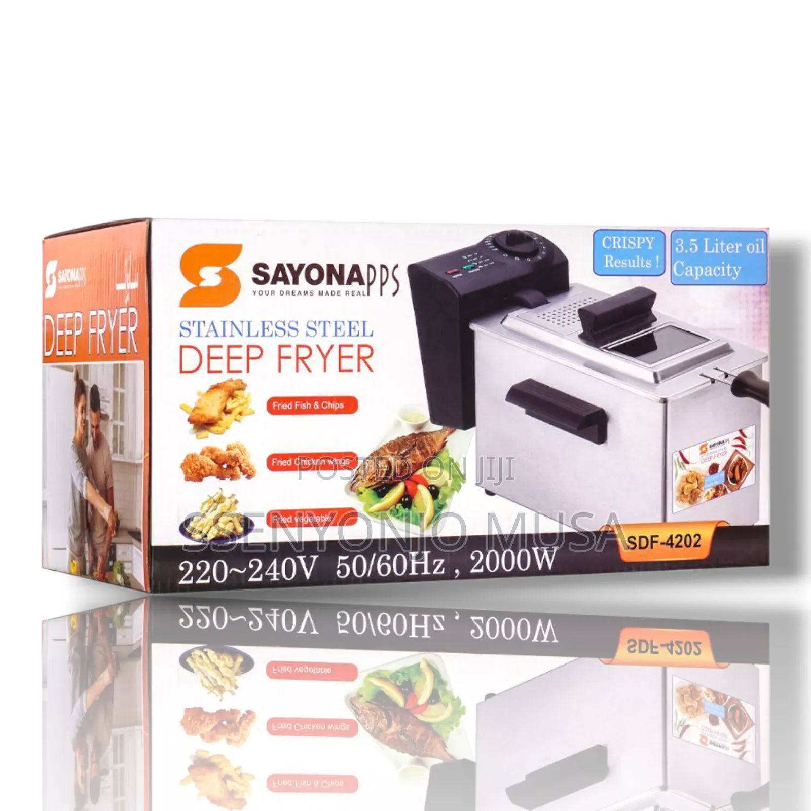 Sayona SDF-4566 Deep Fryer With Temperature Timer