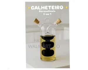 2 in 1 Oil and Vinegar Dispenser Dual Seasoning Jar