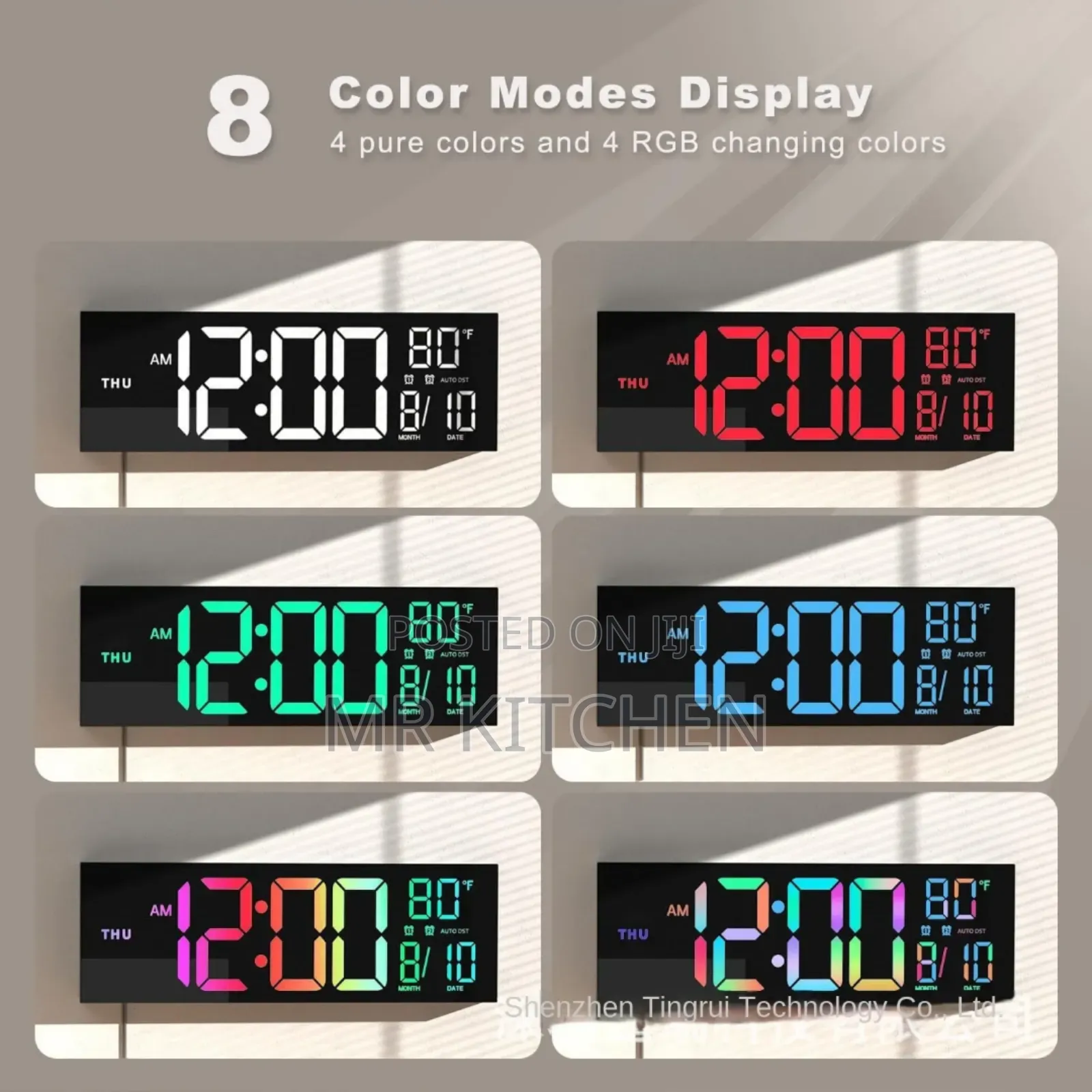 Digital Decorative Wall Clock