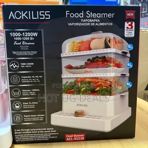 Ackiliss 12l  3-tier Electric Food Steamer.