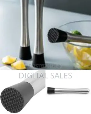 Practical Stainless Steel Pestle Cocktail Muddler Mojito Mixer Durable