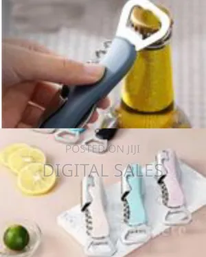 Portable Corkscrew Wine Bottle Opener Stainless Steel Screw Drill Bit