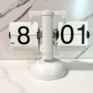 European Flip Desktop Clock
