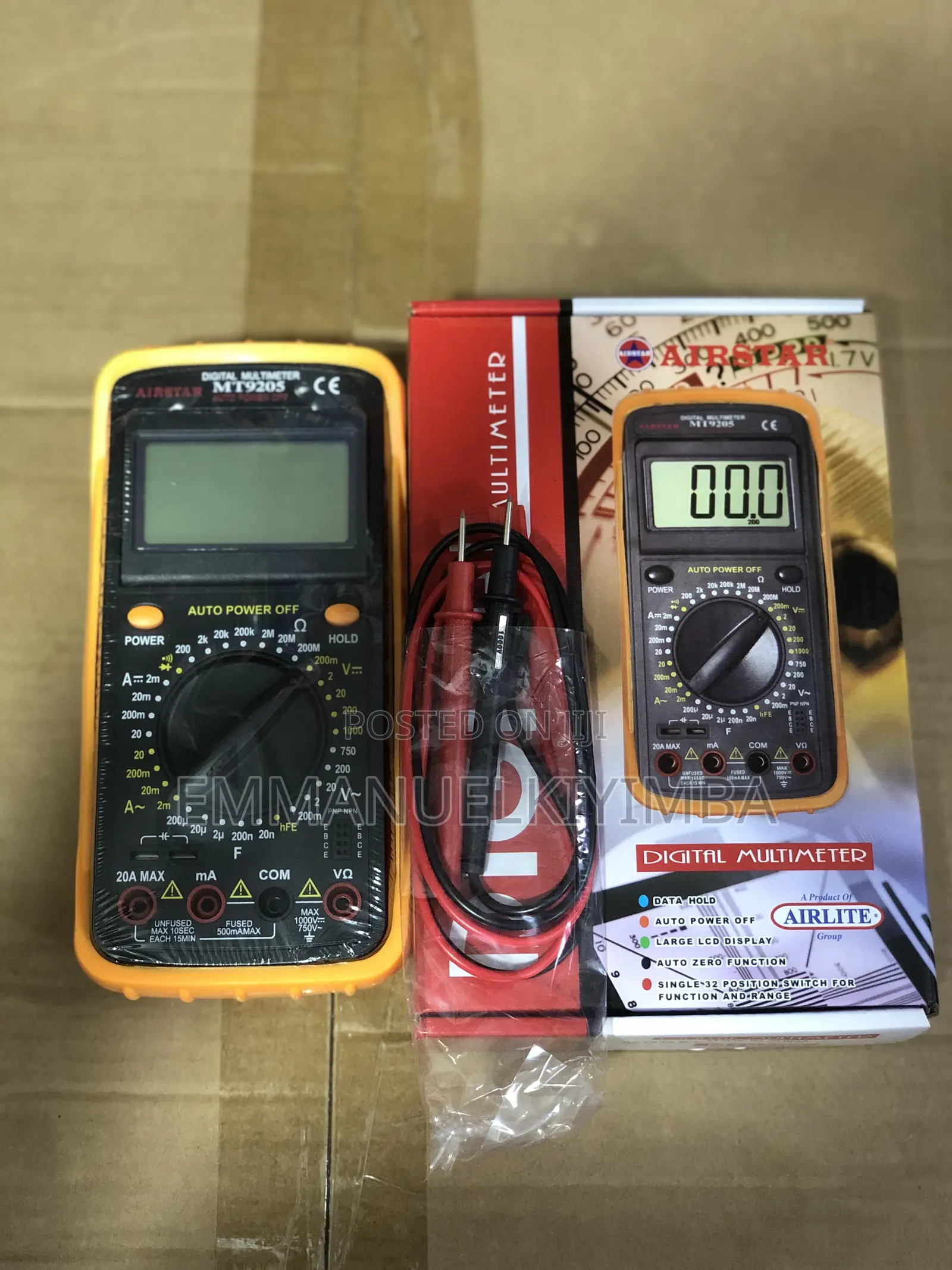 Multimeter Airstar Mt-9205
