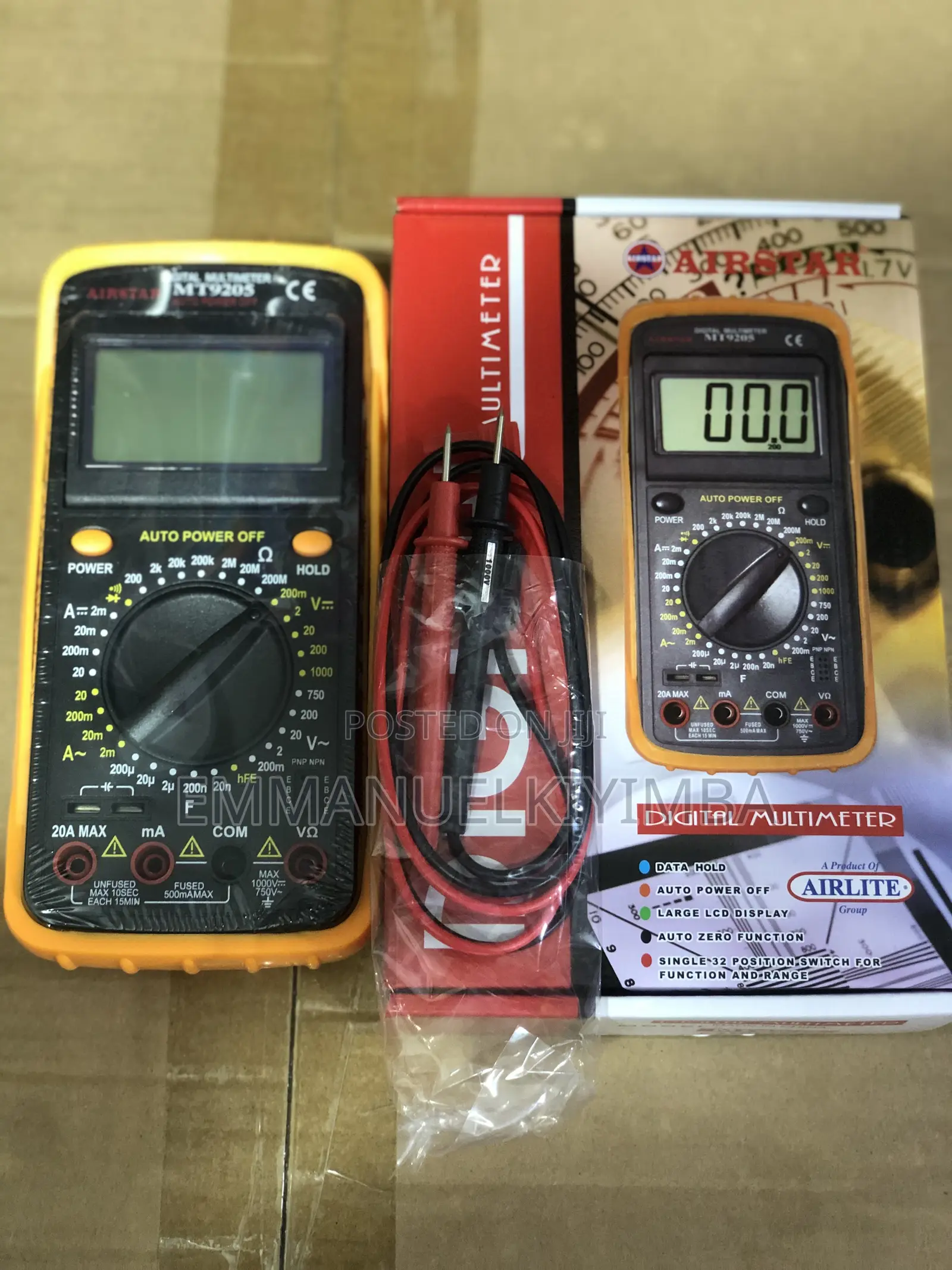Multimeter Airstar Mt-9205