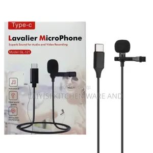 Lavalier Microphone Gl-140 Audio and Video Recording Mic