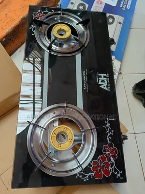 Glass Gas Stove Adh Double Burner Gas Stove