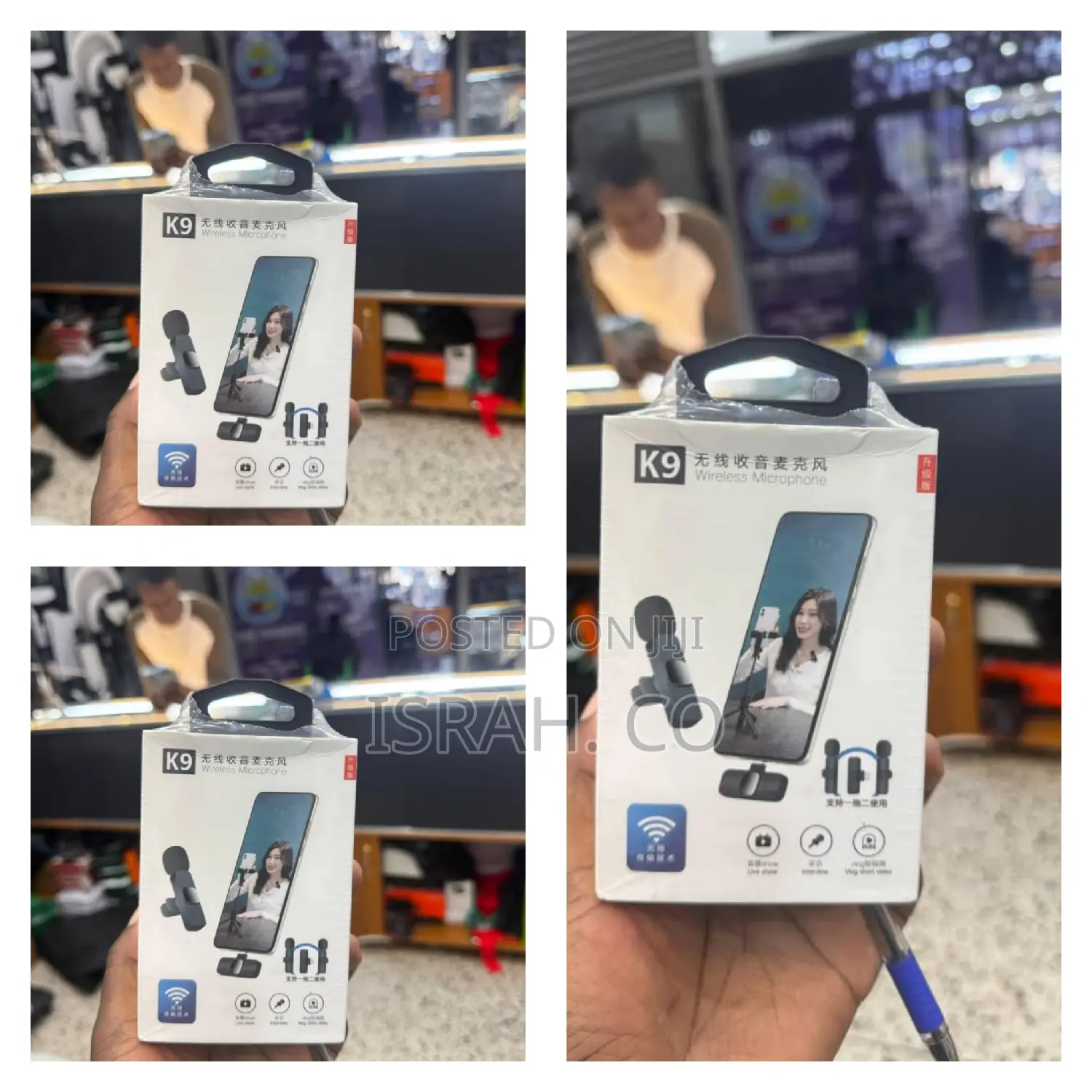 Double Wireless Microphone for Phones -
