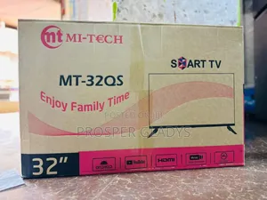 Mitech 32 Smart Android Digital Flat Screen Flameless.