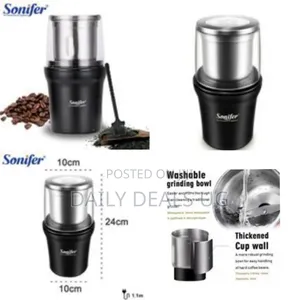 Sonifer Detachable Electric Herbs, Nuts, Coffee Grinder Maker Machine