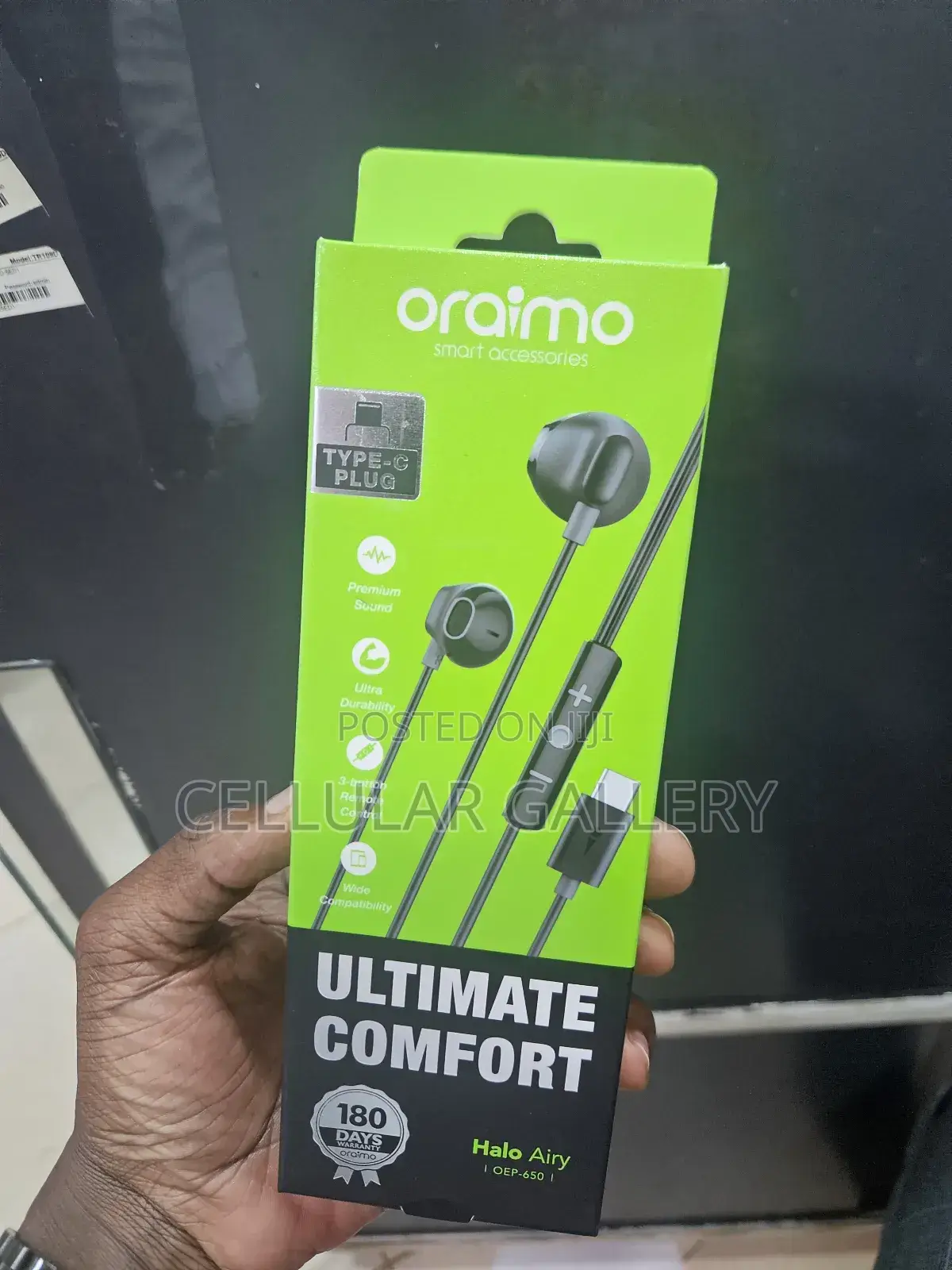 Oraimo Type-C Earphones