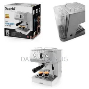 Saachi Espresso Coffee Machine With 15bar Automatic Steam Pressurepump