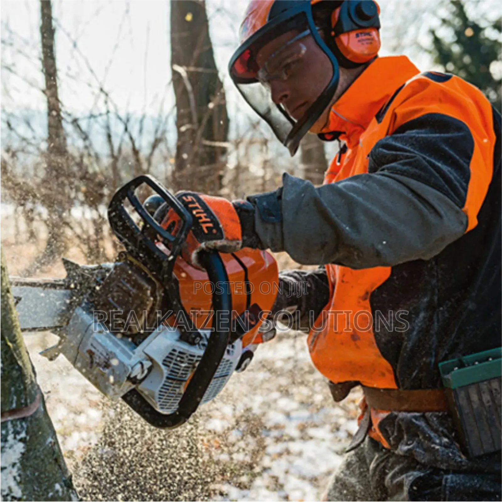 German Stihl Petrol Driven 92cc Heavy-Duty Chainsaw