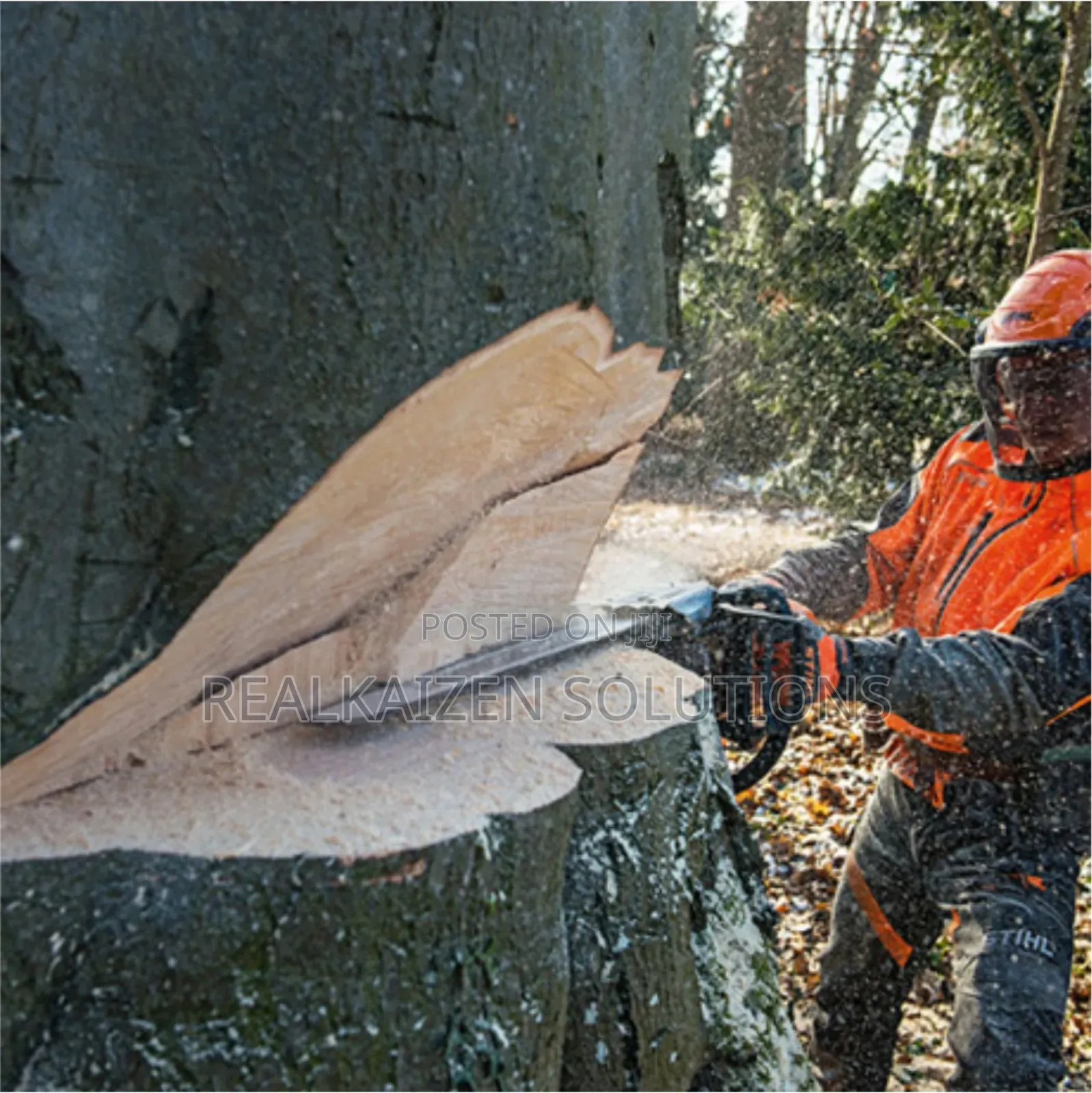 German Stihl Petrol Driven 92cc Heavy-Duty Chainsaw