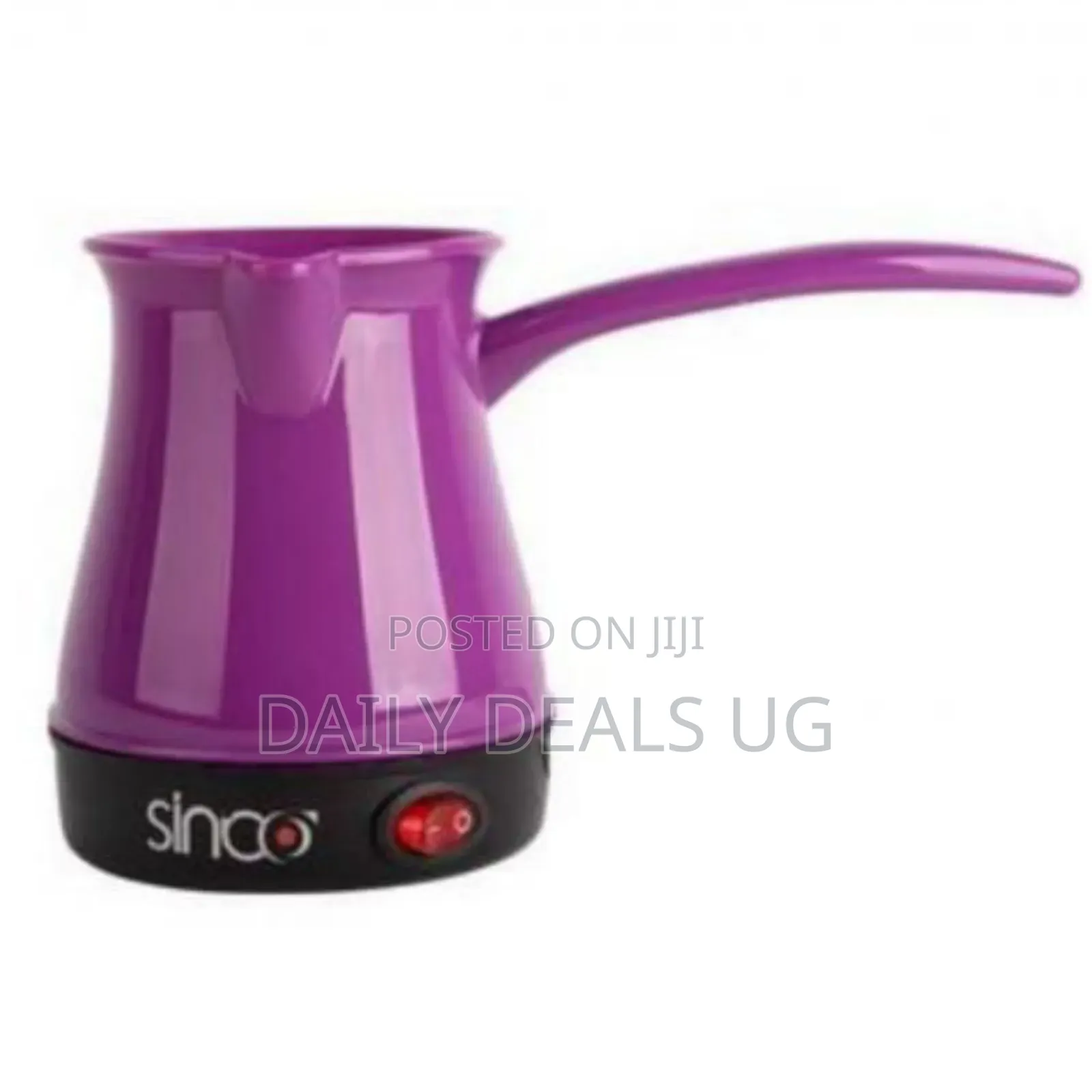 Sinbo Electric Mini Coffee Maker, 3 Cups - Purple