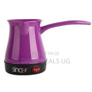 Sinbo Electric Mini Coffee Maker, 3 Cups - Purple