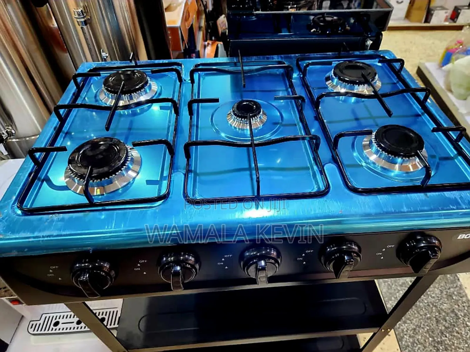 Gas Stove Wwith Shelves