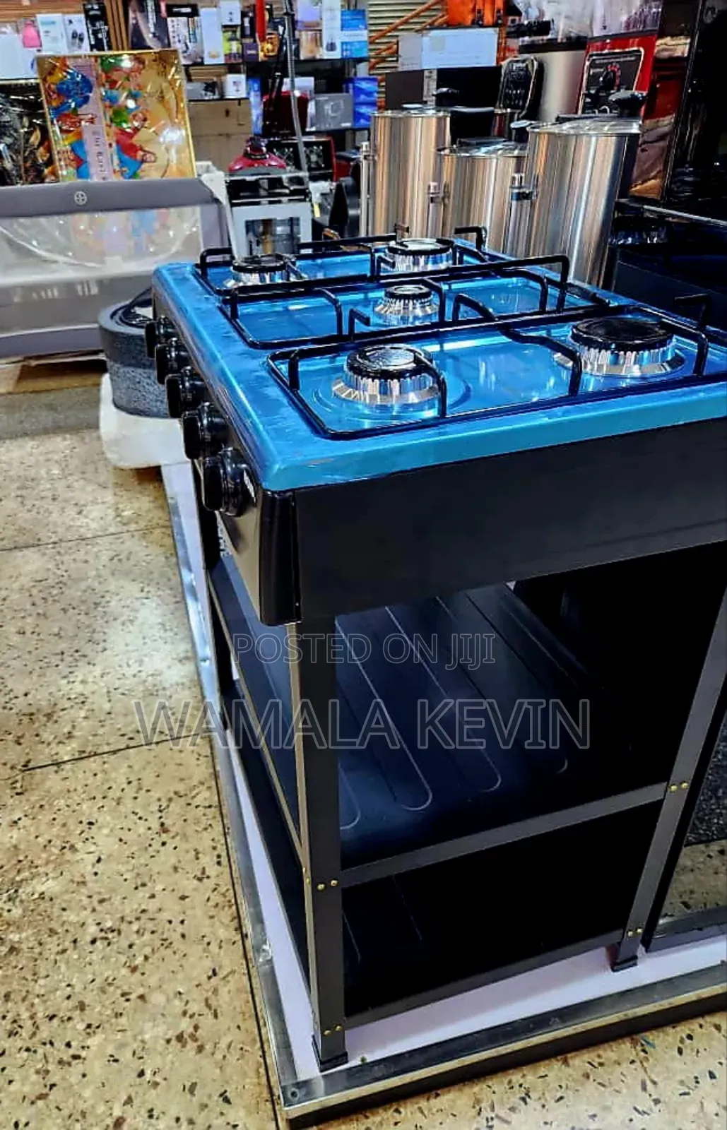 Gas Stove Wwith Shelves