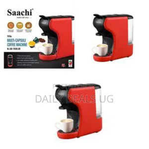 Saachi Multi-Capsule Coffee/Espresso Machine-Red
