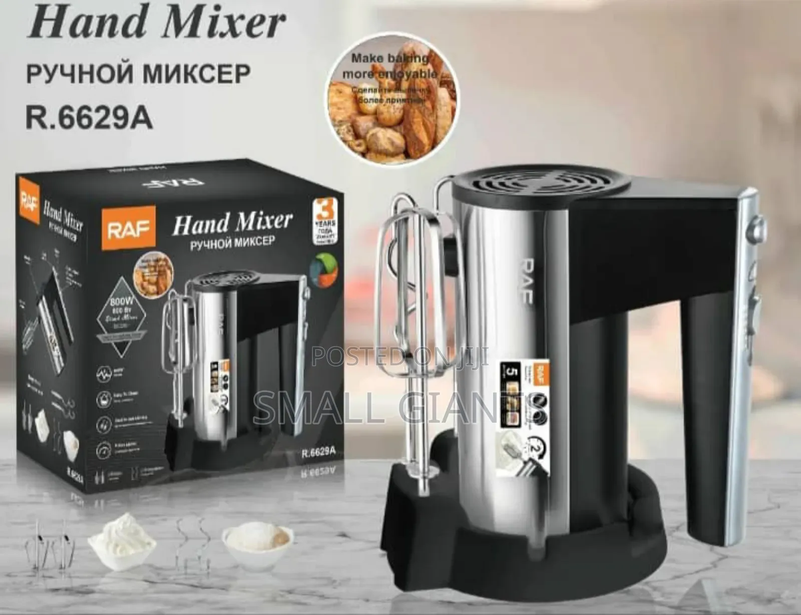 Raf Hand Mixer R.6629 800w